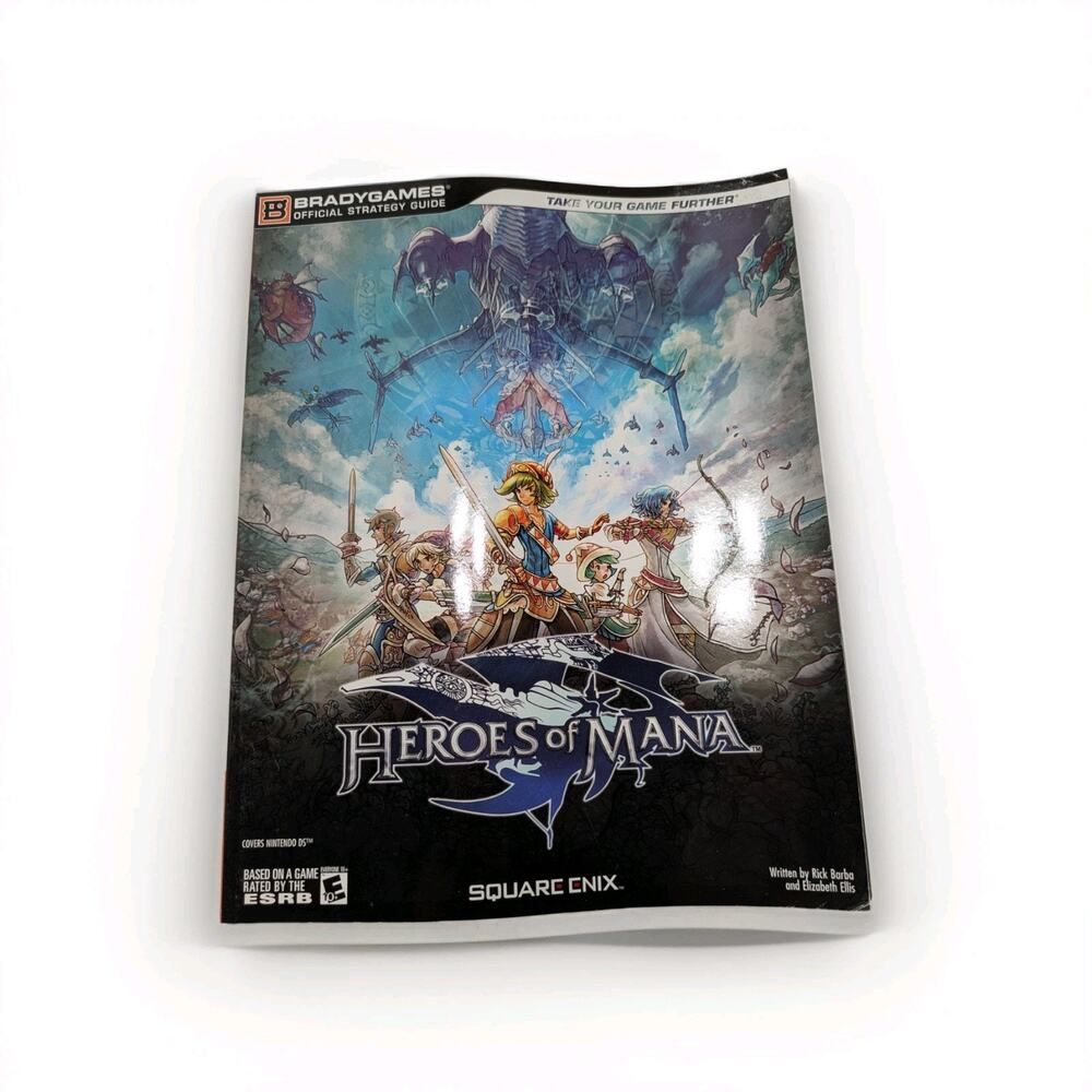 Heroes of Mana Official Strategy Guide BradyGames Nintendo DS Square‎ Enix Rare